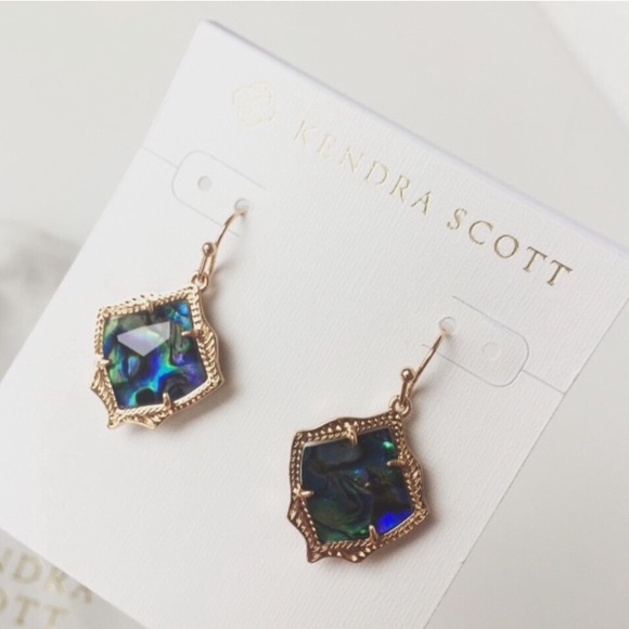 Kendra Scott Jewelry - New Kendra Scott Rose Gold/Abalone Kyrie Earrings